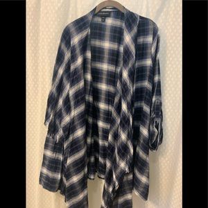 Lane Bryant Plaid Light Weight Cardigan Size 3X